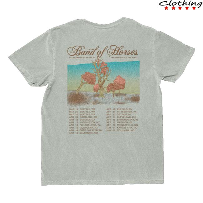 Band Of Horses Merch Shop Store Eatt Tour Tee 4 Band Of Horses Merch Shop Store Eatt Tour Tee