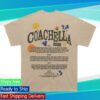 Coachella Merch Shop Pressed Flowers 2026 Lineup Tee