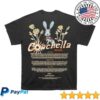 Coachella Merch Shop Ribbons & Roses 2026 Lineup Tee