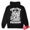 Coretex Records Merch Shop Store Coretex Star Bear Hoodie Black