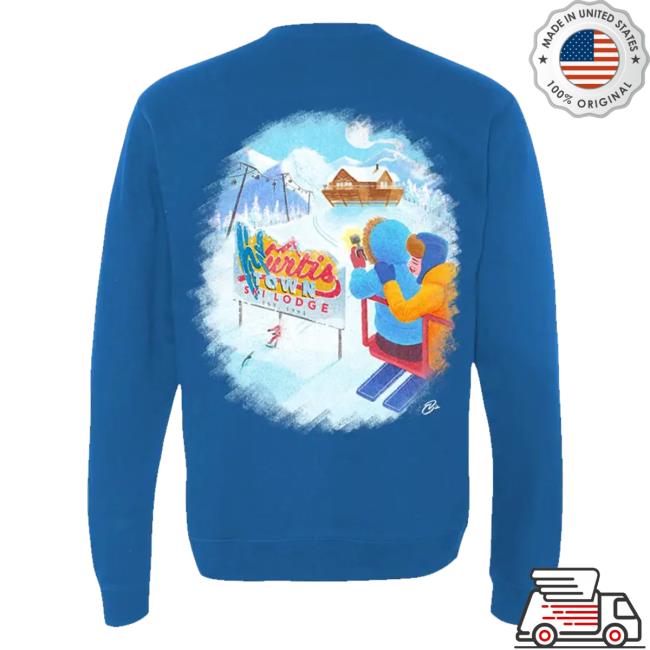 Kurtis Conner Merch Store Shop Ski Lodge Royal Crewneck Sweatshirt 4 Kurtis Conner Merch Store Shop Ski Lodge Royal Crewneck Sweatshirt