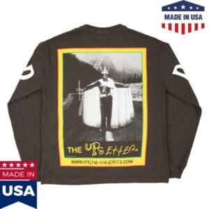 kenny sau Online Ceramics Merch Shop Disco Devil Vintage Brown Long Sleeve