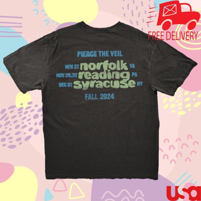 Pierce The Veil Merch Shop Store Rabbit Black Tee 4 Pierce The Veil Merch Shop Store Rabbit Black Tee