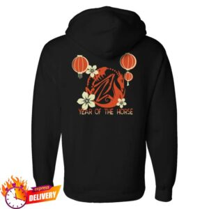 Sharkrobot Store Merch Shop Zip-Up Hoodie Year Of The Horse Logo