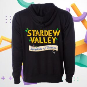 Stardew Valley Concert Merch Shop Blue Chicken Symphony Of Seasons Hoodie