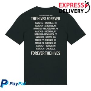 The Hives Merch Shop Store The Hives Forever 2026 Na Tour Tee