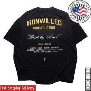 The Iron Willed Store Merch Brick By Brick Tee