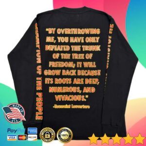 The Lacma Store Merch Shop Tavares Strachan Henry Christophe Long Sleeved T-Shirt Black