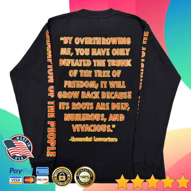 The Lacma Store Merch Shop Tavares Strachan Henry Christophe Long Sleeved T-Shirt Black 3 The Lacma Store Merch Shop Tavares Strachan Henry Christophe Long Sleeved T-Shirt Black