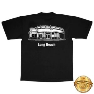 The Marathon Clothing Merch Shop Long Beach Burger T-Shirt Black