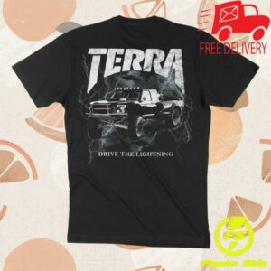 The Terra Crew Store Merch Shop Lightning Rj Black Tee