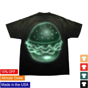 Travis Scott Merch Shop Cj X Spongebob Krabby Patty Tee