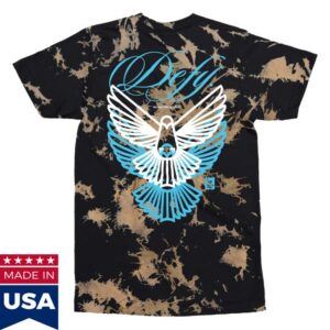 Twloha Merch Shop Dove Echo Bleach-Dye Shirt