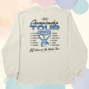 World Surf League Merch Shop Championship Tour 2026 Long Sleeve Tee