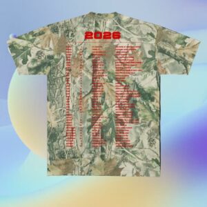 kenny sau Zach Bryan Merch Shop With Heaven On Top Camo Tour Tee