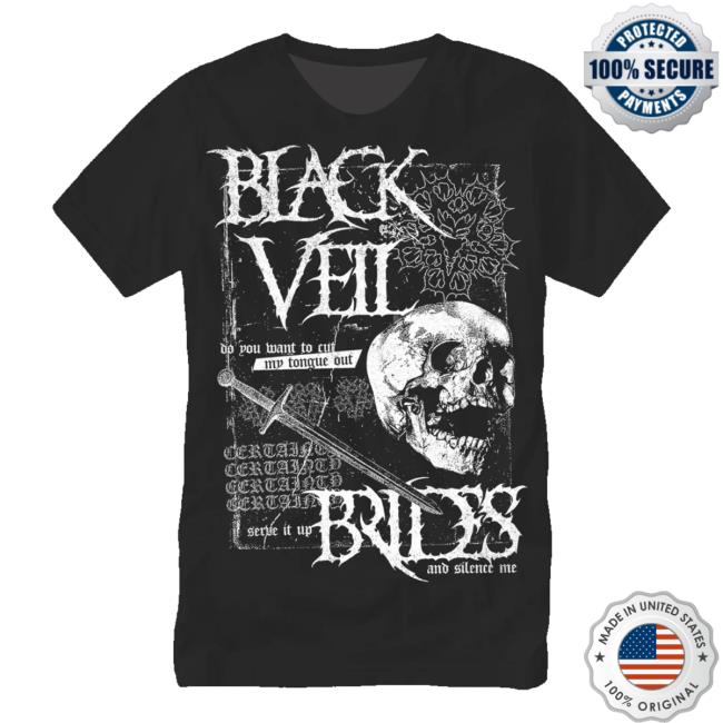 Black Veil Brides Shop Merch Certainty Shirt 5 Black Veil Brides Shop Merch Certainty T-Shirt
