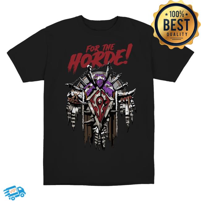 Blizzard Gear Store Merch Shop World Of Warcraft Horde Crest Shirt 5 Blizzard Gear Store Merch Shop World Of Warcraft Horde Crest Black T-Shirt