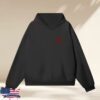 Caracas Store Merch Ccs Monogram Black And Red Hoodie