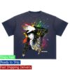 Chris Brown Merch Shop F.A.M.E. 15Th Anniversary Splatter Sun Fade Raw Edge T-Shirt