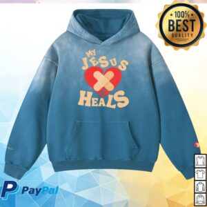 kenny trc Rising Apparel Merch Shop My Jesus Heals Sunfaded Hoodie