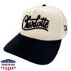 704 Shop Merch Charlotte Script Hat Black