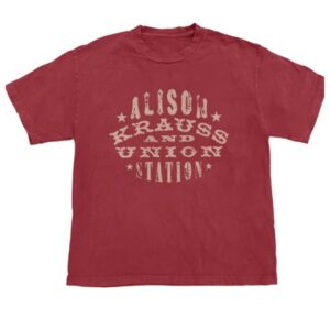 Alison Krauss Merch Shop Store Woodstamp Chili Tee