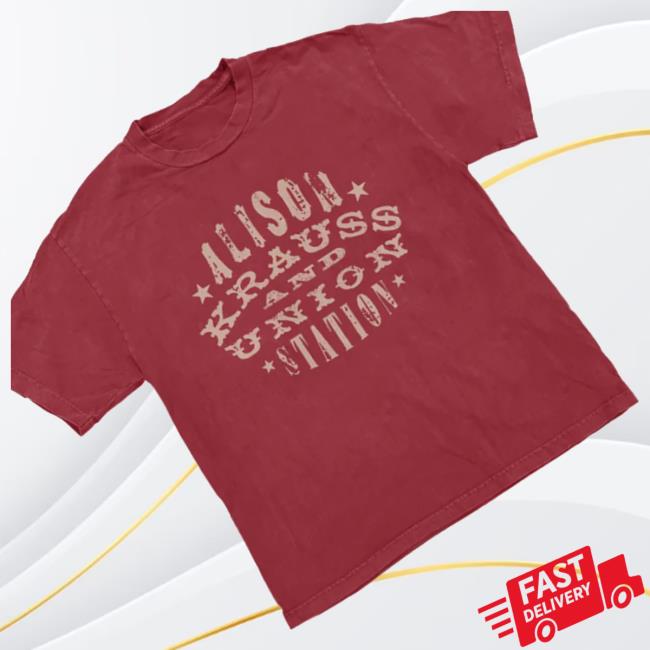 Alison Krauss Merch Shop Store Woodstamp Chili Tee