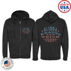 Alison Krauss Merch Shop Store Woodstamp Zip Up Hoodie