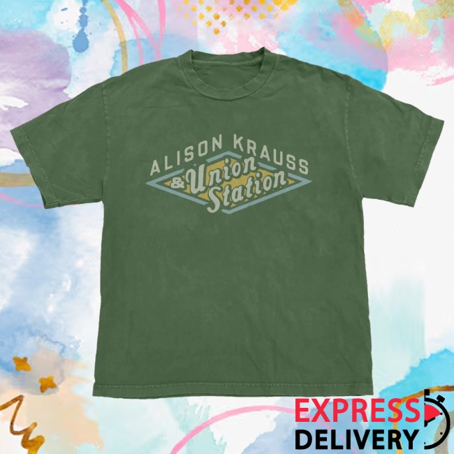 Alison Krauss Merch Store Green Diamond Logo Tee