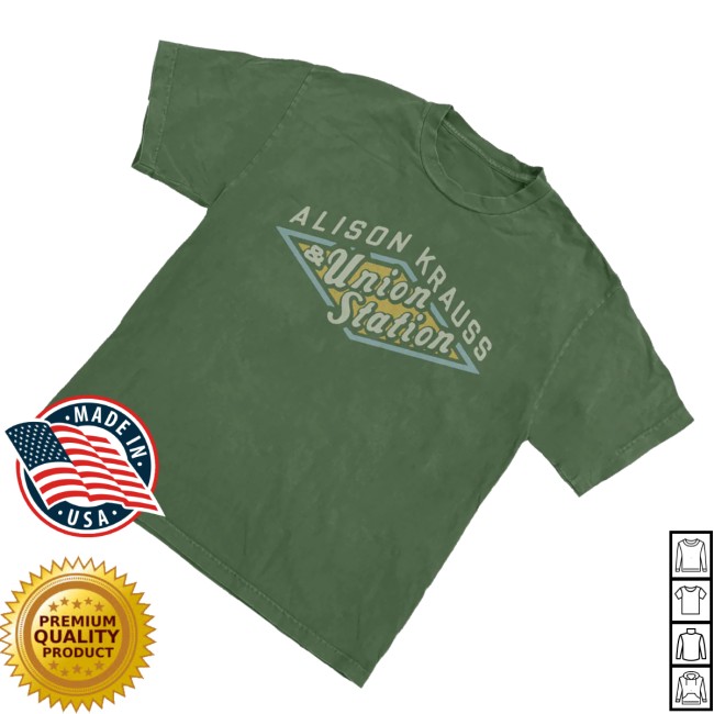 Alison Krauss Merch Store Green Diamond Logo Tee