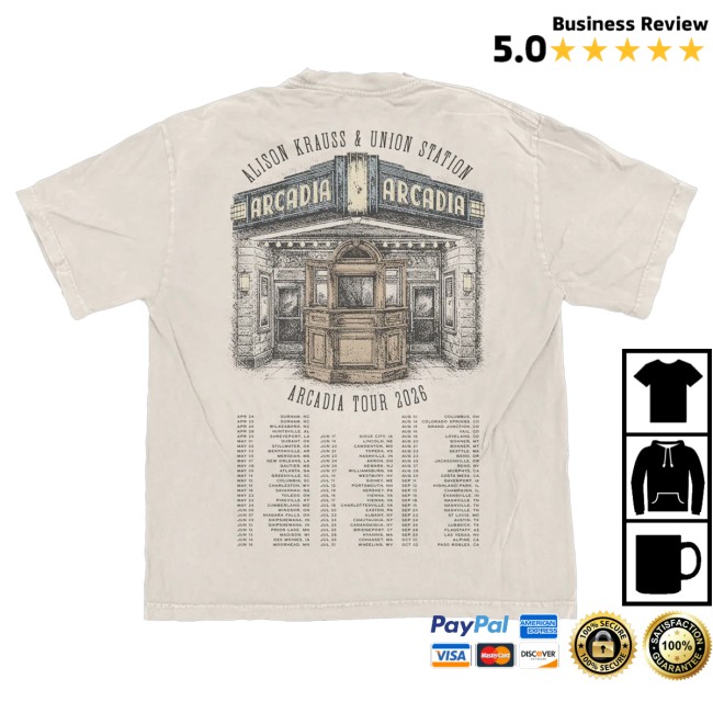 Alison Krauss Merch Store Spring 2026 Marquee Tee