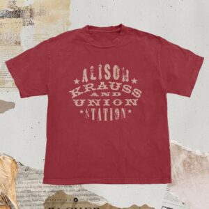 Alison Krauss Merch Store Woodstamp Chili Tee