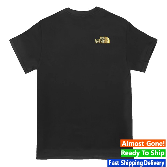 All In Store Merch The Acacia Strain Stack Arch Gold Foil Shirt