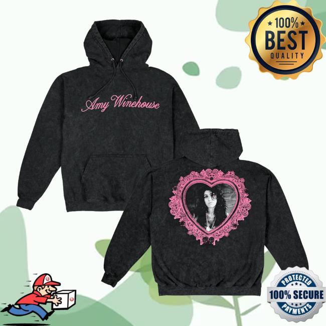 Amy Winehouse Store Merch Heart Frame Hoodie 5 Amy Winehouse Store Merch Heart Frame Hoodie