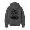 Anti Social Social Club Store Merch Assc X Hello Kitty Metal Hoodie (Grey)