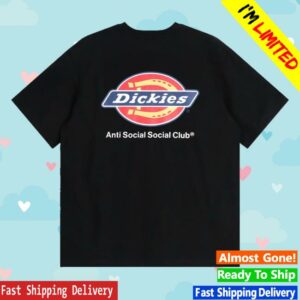 Anti Social Social Club Store Merch Assc X Dickies Logo Shirt Black