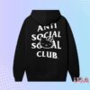 Anti Social Social Club Store Merch Assc X Hello Kitty Ethereal Zip Hoodie Black