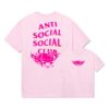 Anti Social Social Club Store Merch Assc X Hello Kitty Love Shirt Pink