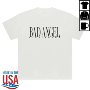 Anyma Merch Anyma X Lisa Bad Angel Portrait Tee White