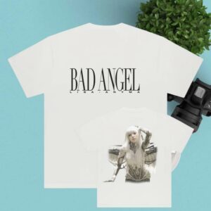 Anyma Merch Shop Store Anyma X Lisa Bad Angel Portrait Tee (White)