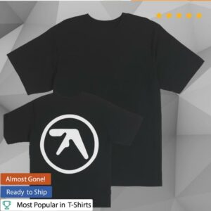 Aphex Twin Shop Merch Store Aphex Jumbo Back Print T-Shirt Black White