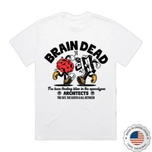 Architects Merch Shop Brain Dead White T-Shirt