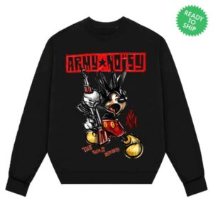 Army Noisy Merch Shop Mouse War Sweat