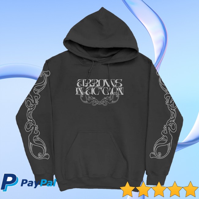 Arrows In Action Merch Store Tracklist Hoodie