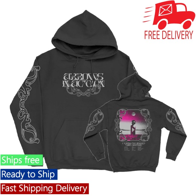 Arrows In Action Store Merch Tracklist Hoodie