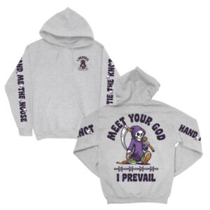 Artist First Merch Store I Prevail Meet Your Reaper Hoodie Grey Heather