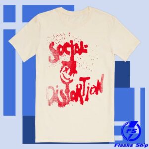 Ashton Irwin Merch Shop Red Spray Paint Tee