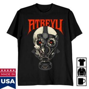 Atreyu Merch Store Gas Mask Tee
