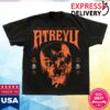 Atreyu Merch Store Melting Skull Tee