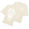 Aurore Merch Store Rose T-Shirt White Sand